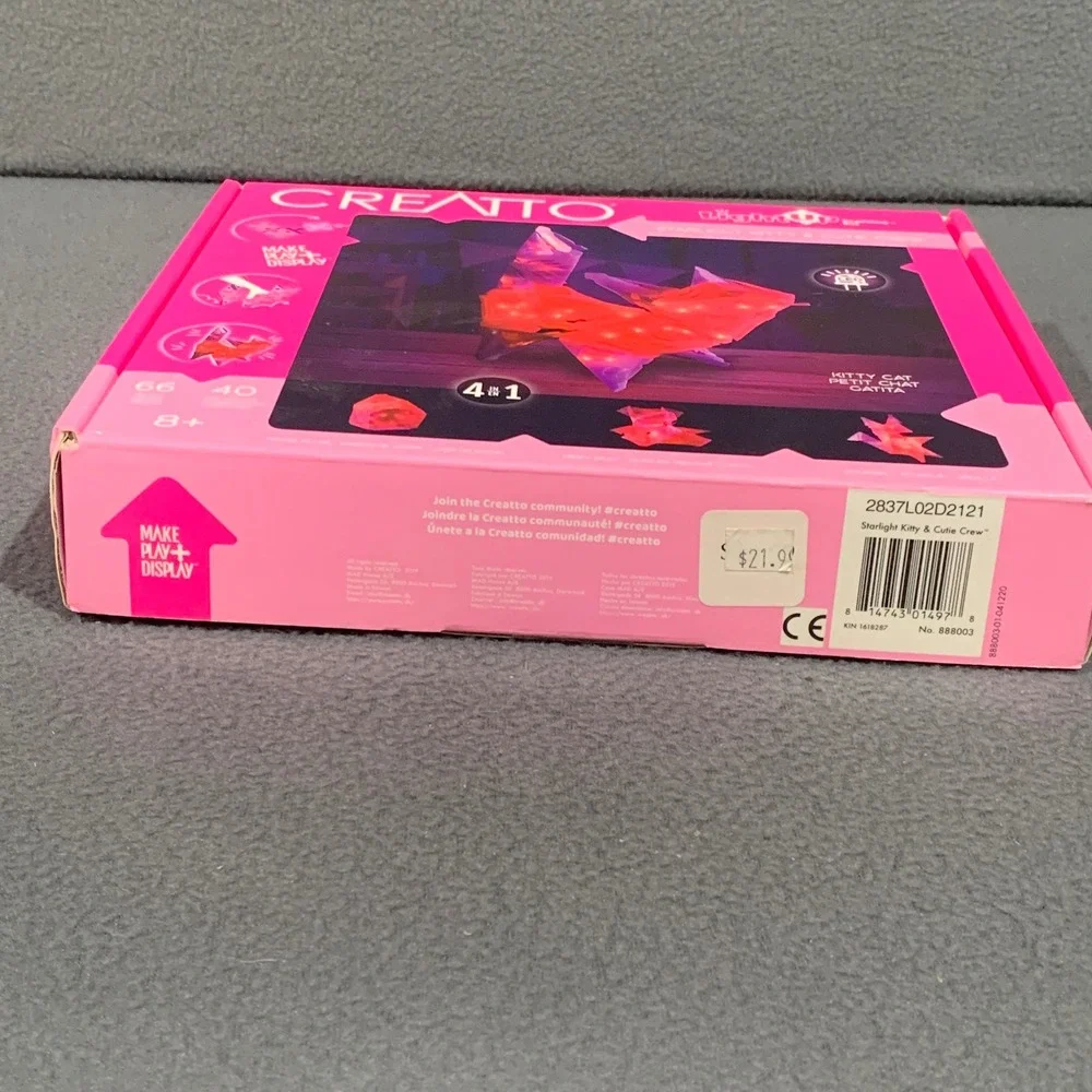 KItty Light Up Crafting Kit Starlight Kitty & Cutie Crew Cat‎ Toy 4 in 1 8+ Gift